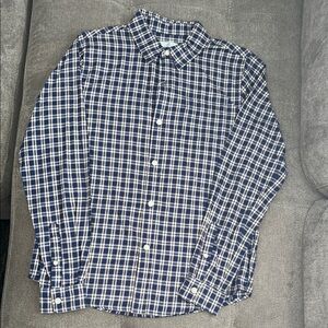 Class Club Blue and White Casual Button Down Shirt